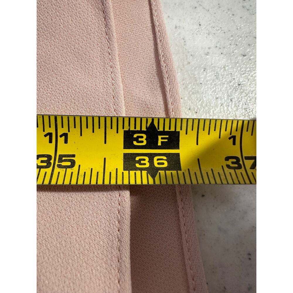 NEW Theory 4 Admiral Crepe Diagonal Mini Shift Dress Pink Sleeveless $395 D54 - Picture 9 of 9